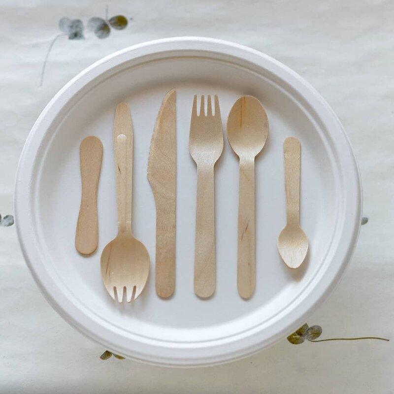 Wooden Bamboo Spork - Pack 100 - centaur packaging