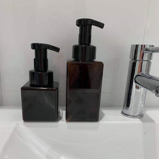 250ml Amber PETG Foamer Bottle - centaur packaging