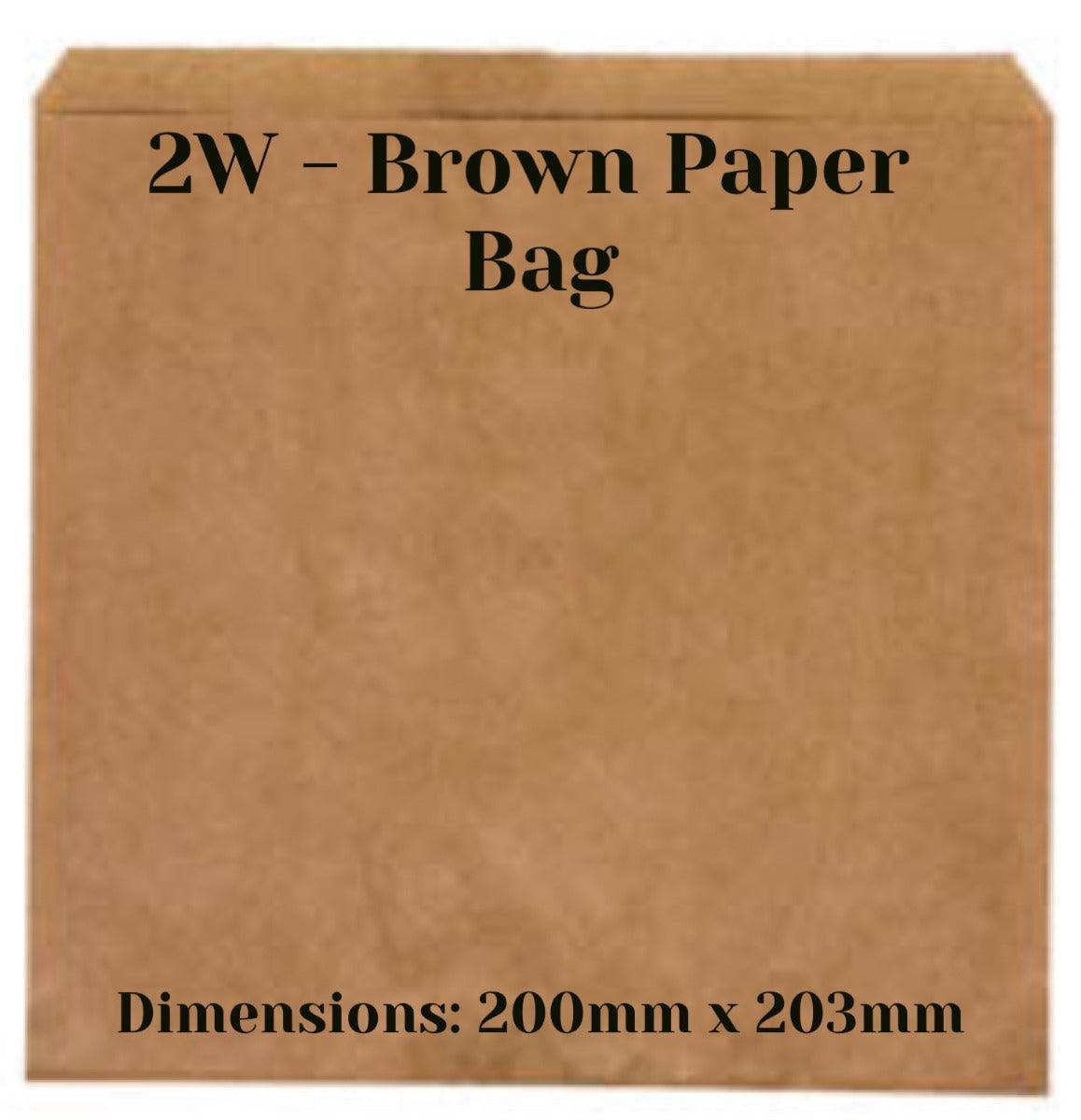 2W Brown Paper Bag - centaur packaging