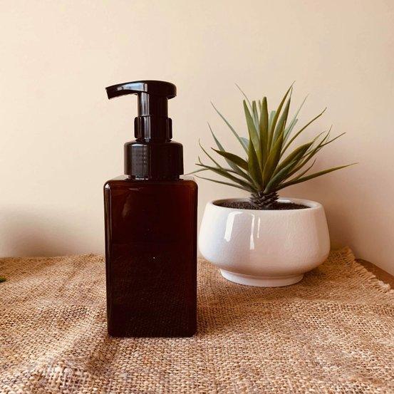 450ml Amber PETG Foamer Bottle - centaur packaging