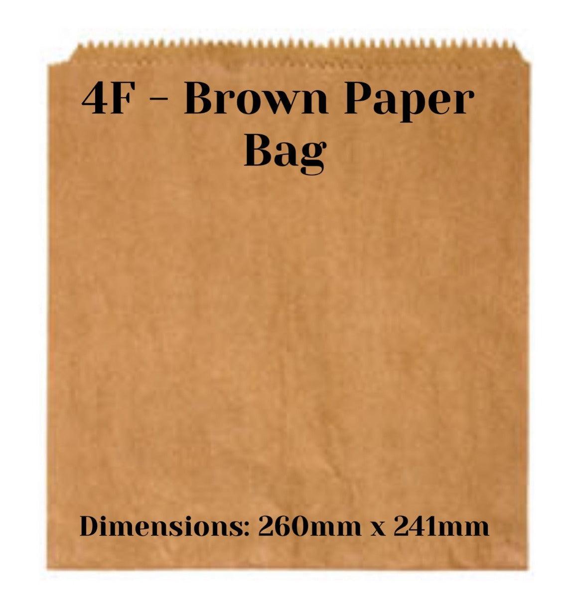 4F Brown Paper Bag - centaur packaging