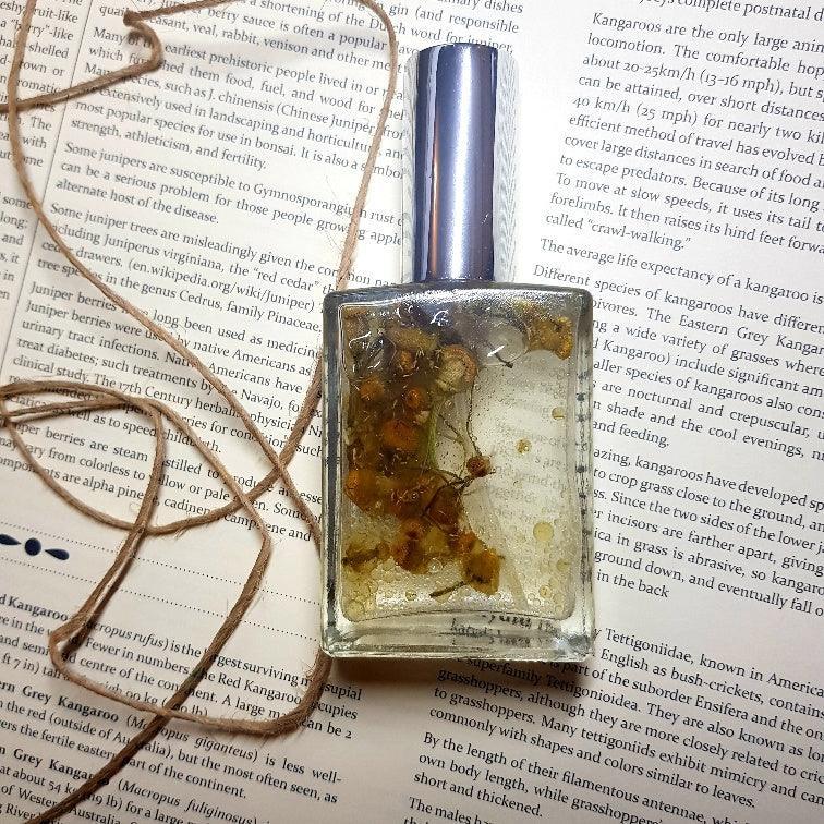 50ml Square Glass Bottle with Silver Perfume Mister - centaur packaging