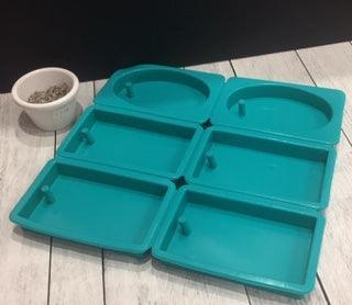 6 Cavity Assorted - Silicone Mould Purple - centaur packaging