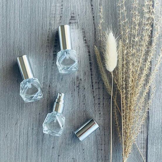 8ml Grace Glass Bottle with Silver Perfume Mister - centaur packaging