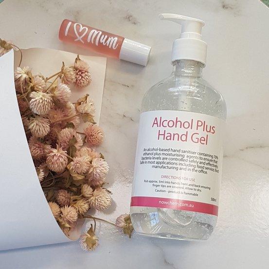 Alcohol Plus Sanitising Hand Gel - 500ml -10ml roller- centaur packaging