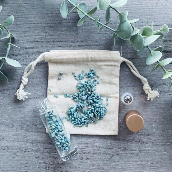 Amazonite Crystals - 50g - centaur packaging