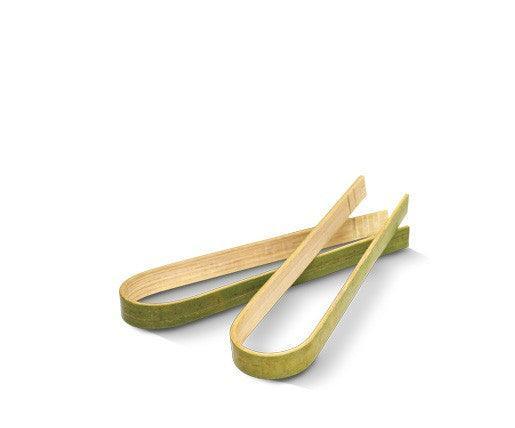 Bamboo Cocktail Tongs 90mm - Pk50- centaur packaging