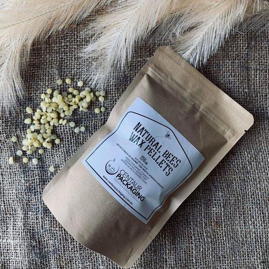 Bees Wax Natural Golden Pellets - 150gms - centaur packaging