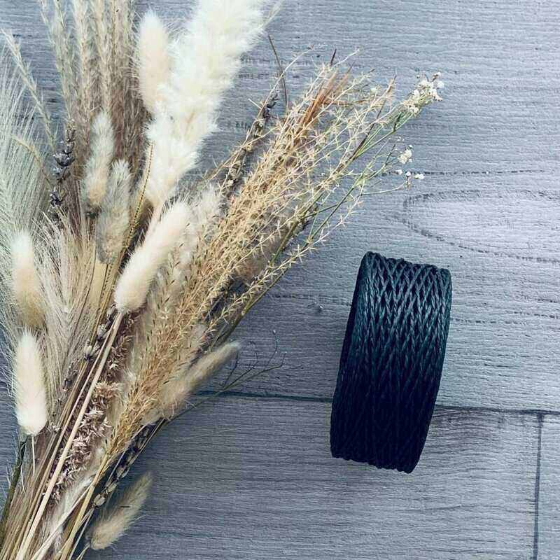 Paper Twine 2mm x 100mt - Black - centaur packaging