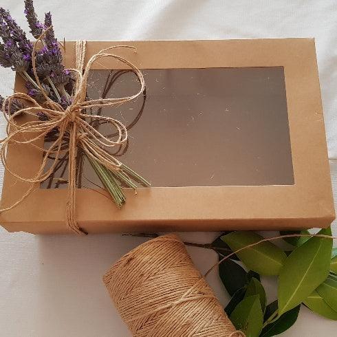Small Box Hamper Extra small Eco Hamper box. Food safe hamper and gift box – Centaur ...