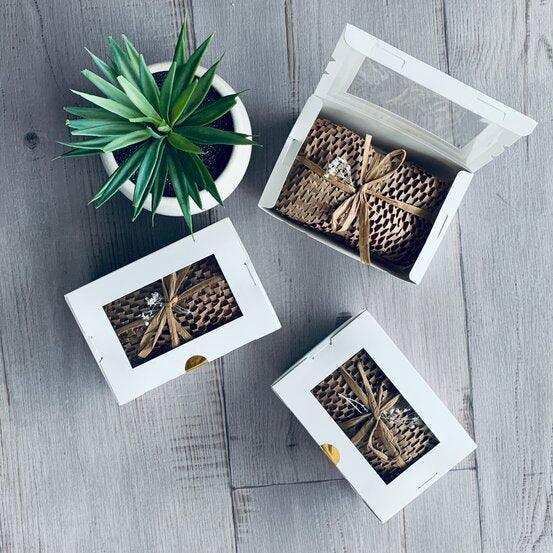 White Window Display Boxes, perfect for small gifts or hampers ...