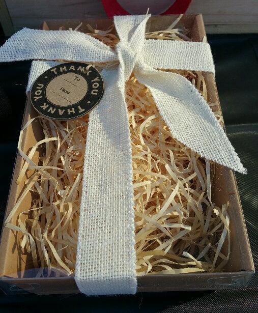 Hamper Gift Box Small Kraft With Clear Lid - centaur packaging