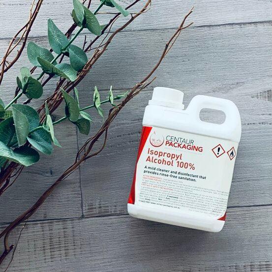 ISOPROPYL ALCOHOL 100%-1LT LIMIT 1 PER DELIVERY - centaur packaging