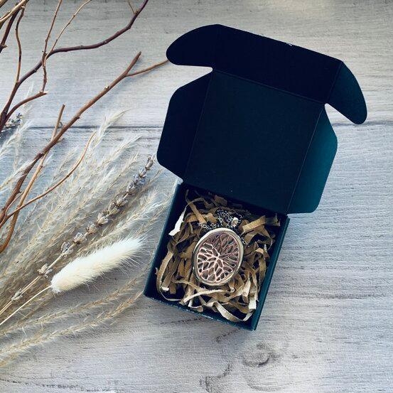 Mini Gift Box Square - Black - centaur packaging