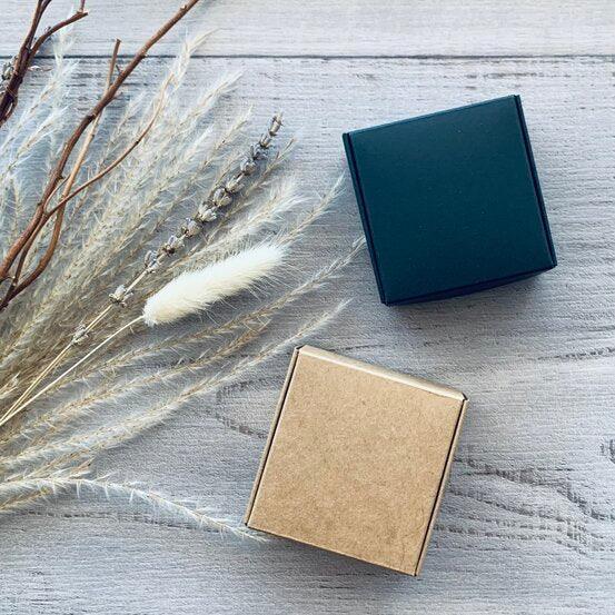 Tiny Gift Box 7cm x 7cm x 3cm - Black. Matt finish. – Centaur Packaging