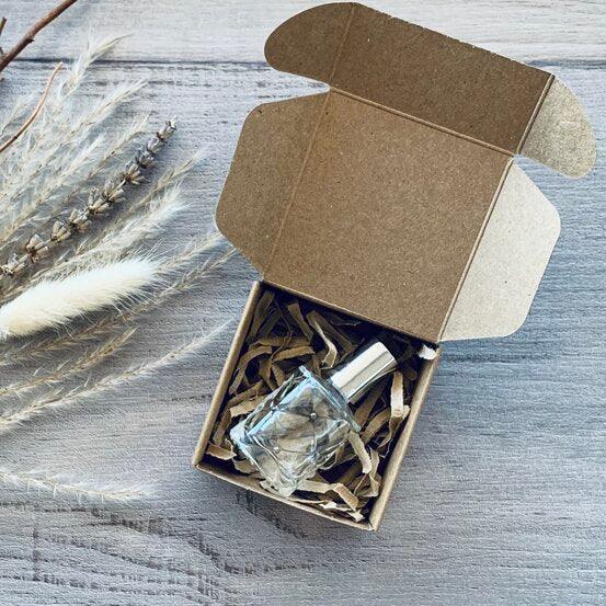 Mini Gift Box 7cm x 7cm x 3cm Kraft. Matt finish perfect for trinkets ...
