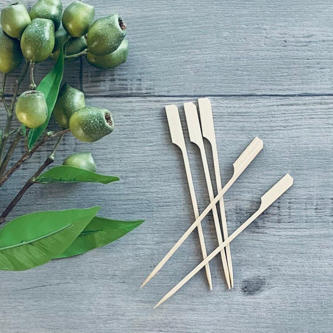 Premium Bamboo Boat Oar Skewer 150mm - centaur packaging