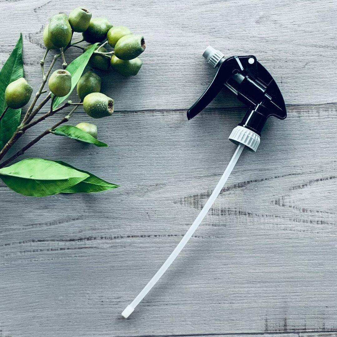 Premium Chemical Resistant Trigger - Black- Grey - centaur packaging