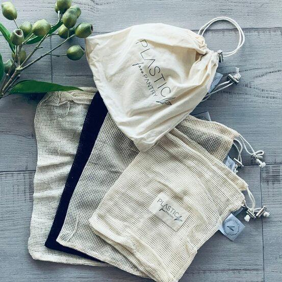 Fabric Mesh Fruit Bags PP Material Mesh Bag For Fruit 35cm Length