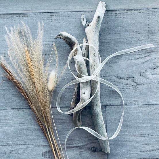 Ribbon Organdy Satin Edge 10mm x 20m - Cream - centaur packaging