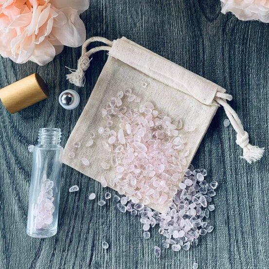 Rose Quartz Crystals - 50g - centaur packaging