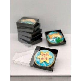 Single Box Biscuit - Bonbonnieres - Black - centaur packaging