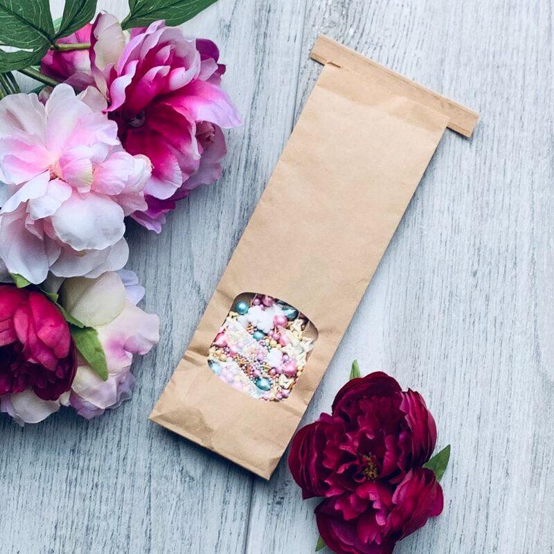 Small Brown Tin Tie Bag-Pack of 50 - centaur packaging