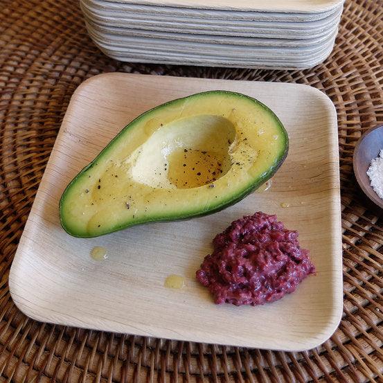 Square Palm Leaf Plate 6" - Pack of 25 - centaur packaging