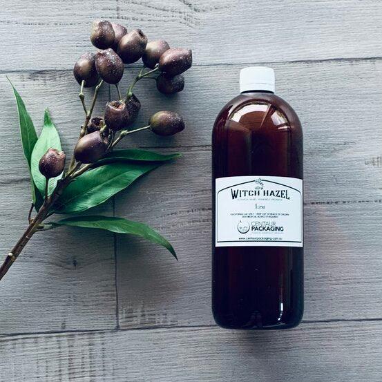 Witch Hazel - 1 Litre amber bottl- centaur packaging